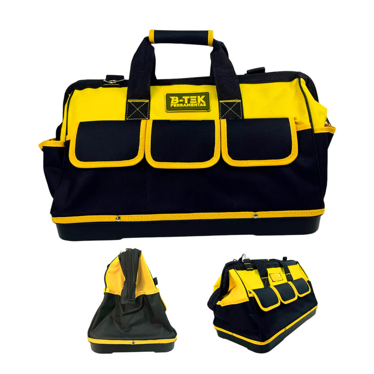 Bolsa de Ferramentas Reforçada com Base Rígida e Alça de Ombro - Meu Estilo Shop
