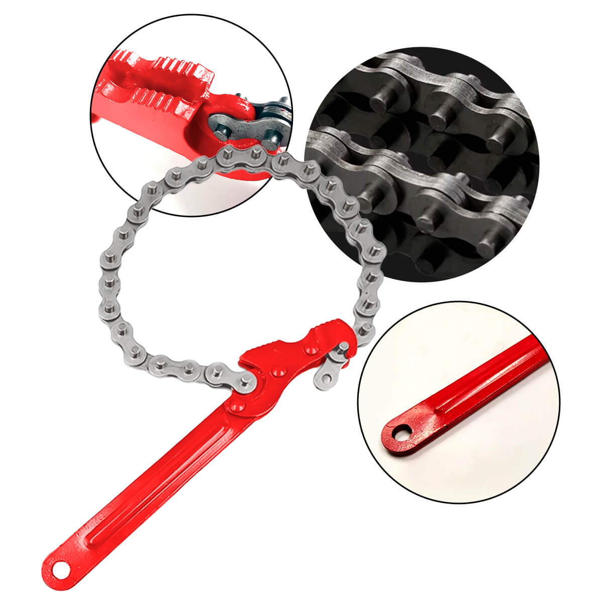 Chave Corrente Universal 12 polegadas Ajustável para Tubos e Filtros Cilíndricos - Meu Estilo Shop