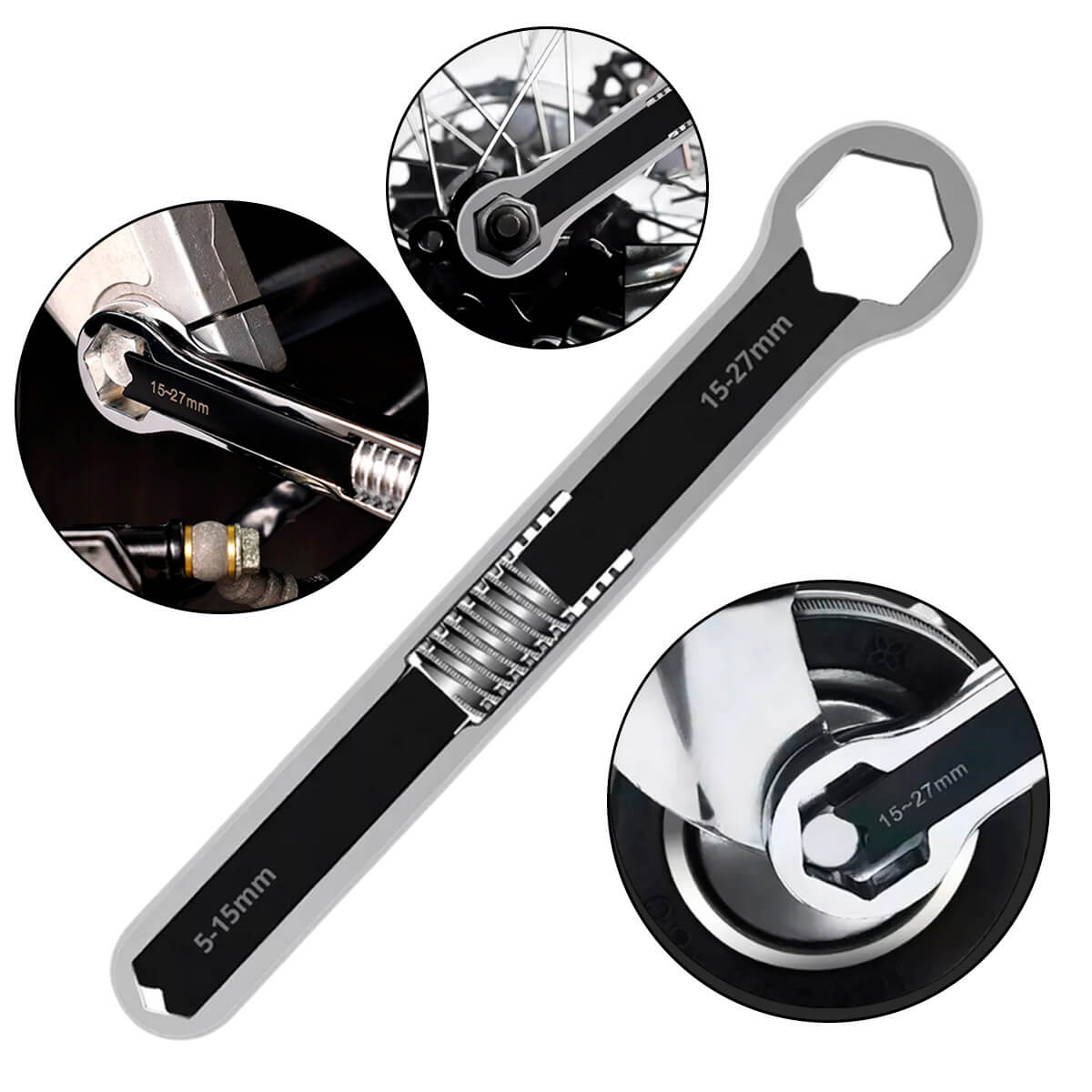 Chave Estrela Universal Ajustável 15 - 27mm Profissional em Cromo Vanádio - Meu Estilo Shop