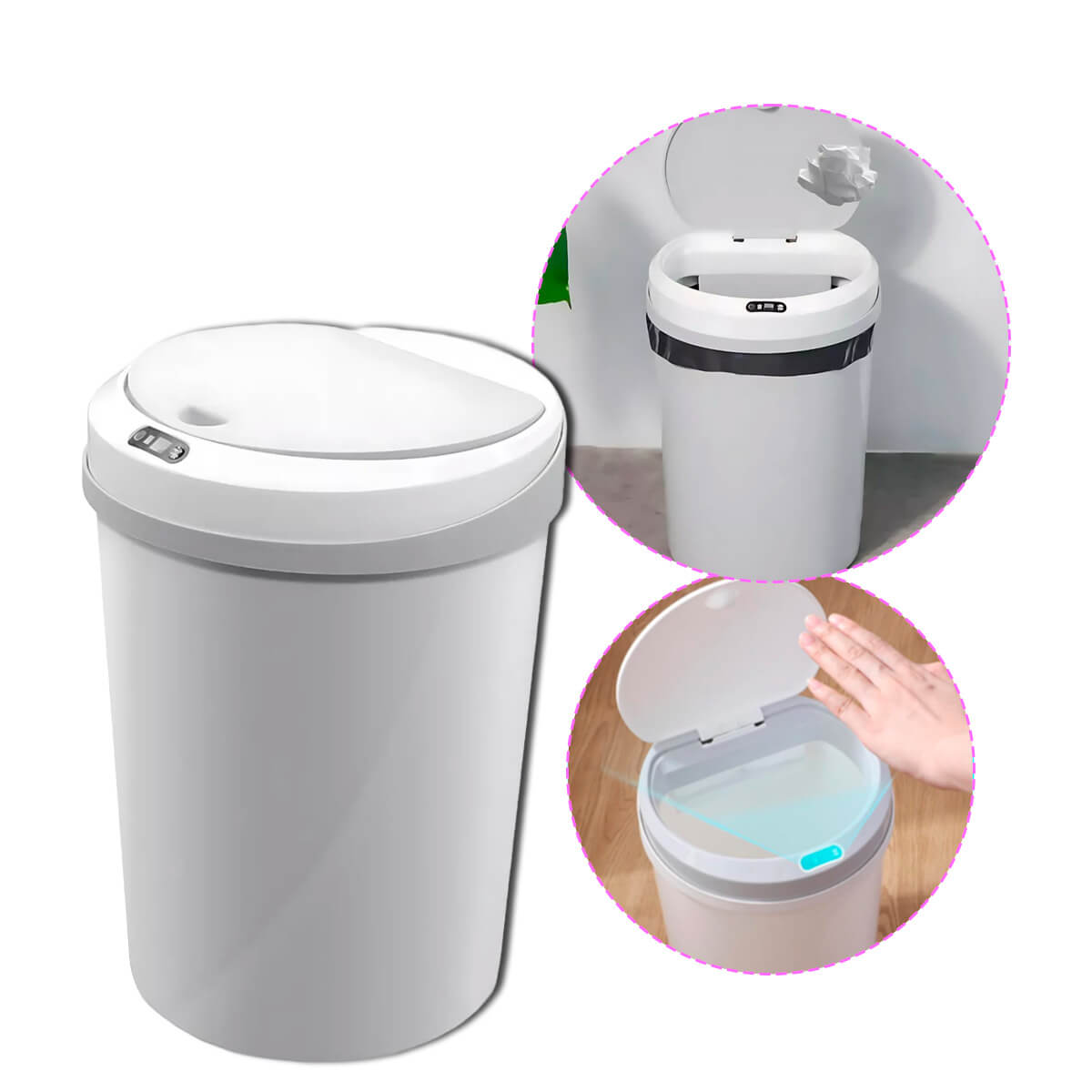 Lixeira Automática 5 Litros com Sensor de Movimento - Meu Estilo Shop