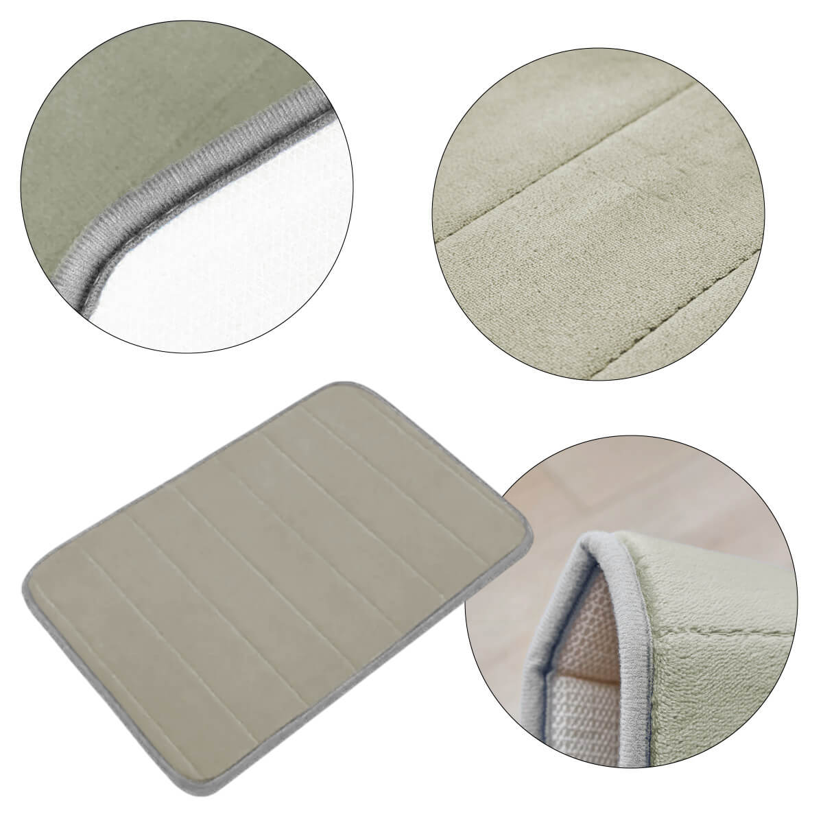 Tapete para Banheiro Absorvente e Antiderrapante Soft Macio 60x40cm - Meu Estilo Shop