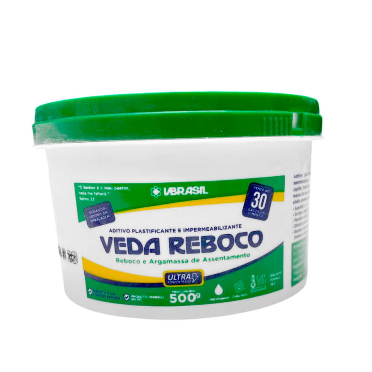 Veda Reboco 500g Aditivo Plastificante e Impermeabilizante - Meu Estilo Shop