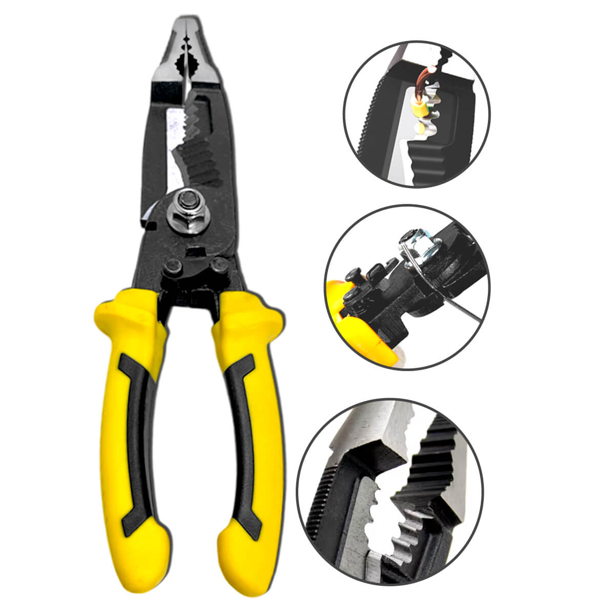 Alicate Multifuncional Universal 8 Polegadas Profissional Aço Carbono - Meu Estilo Shop